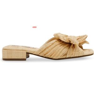 Anne Klein Women's Beige Bow Sandals